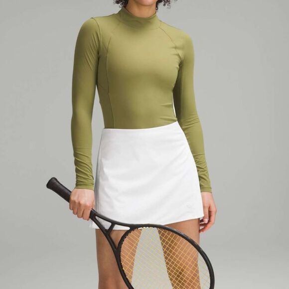 Lululemon Peek Pleat High-Rise Tennis Skirt - White Size 0 New With Tags - Picture 5 of 8